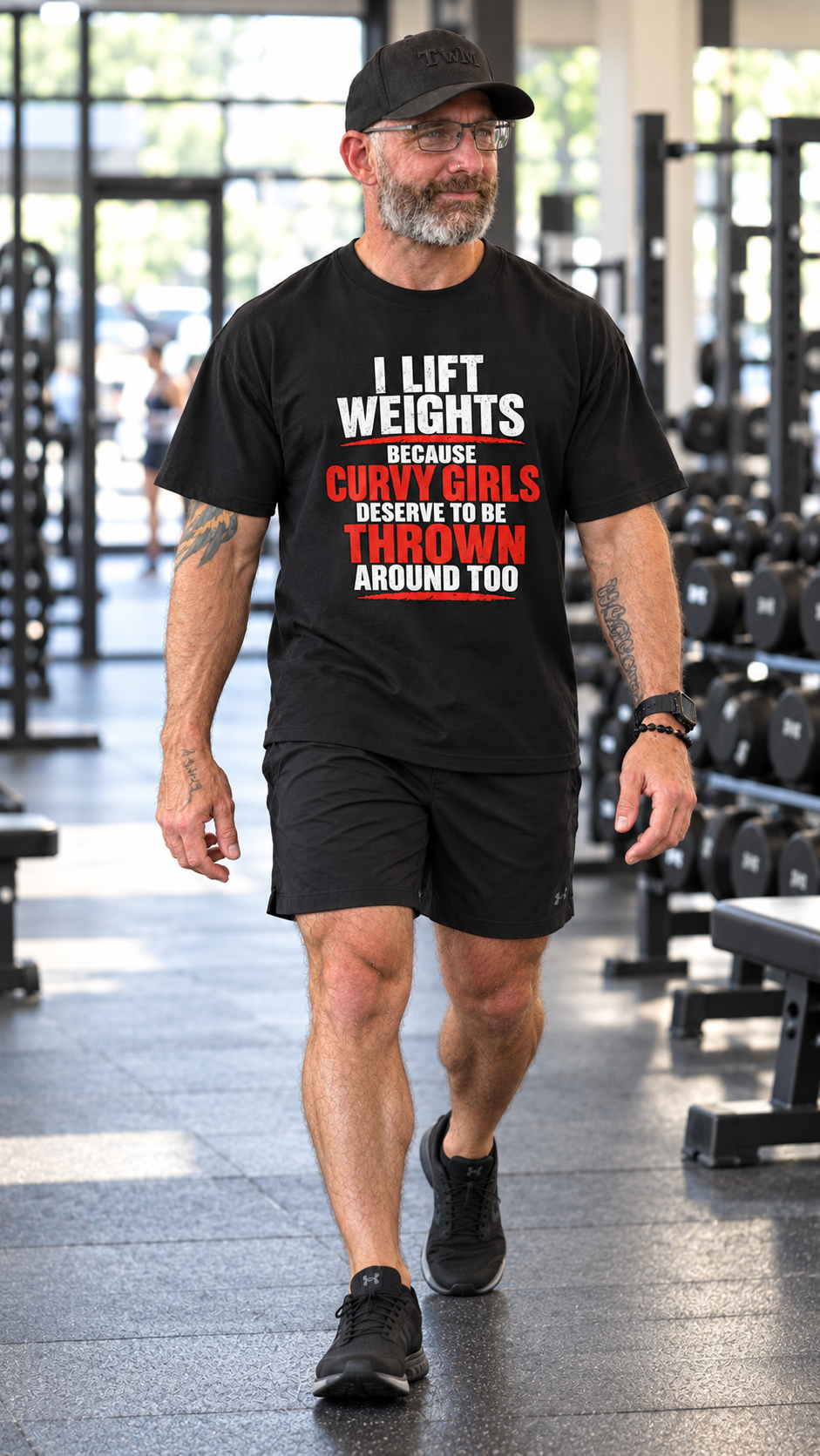 Curvy Girls Deserve To Be Thrown Around Too | Gym | Men's Box Tee