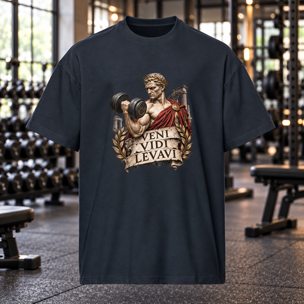 Veni, Vidi, Levavi – Gym – Men's Box Tee – product view