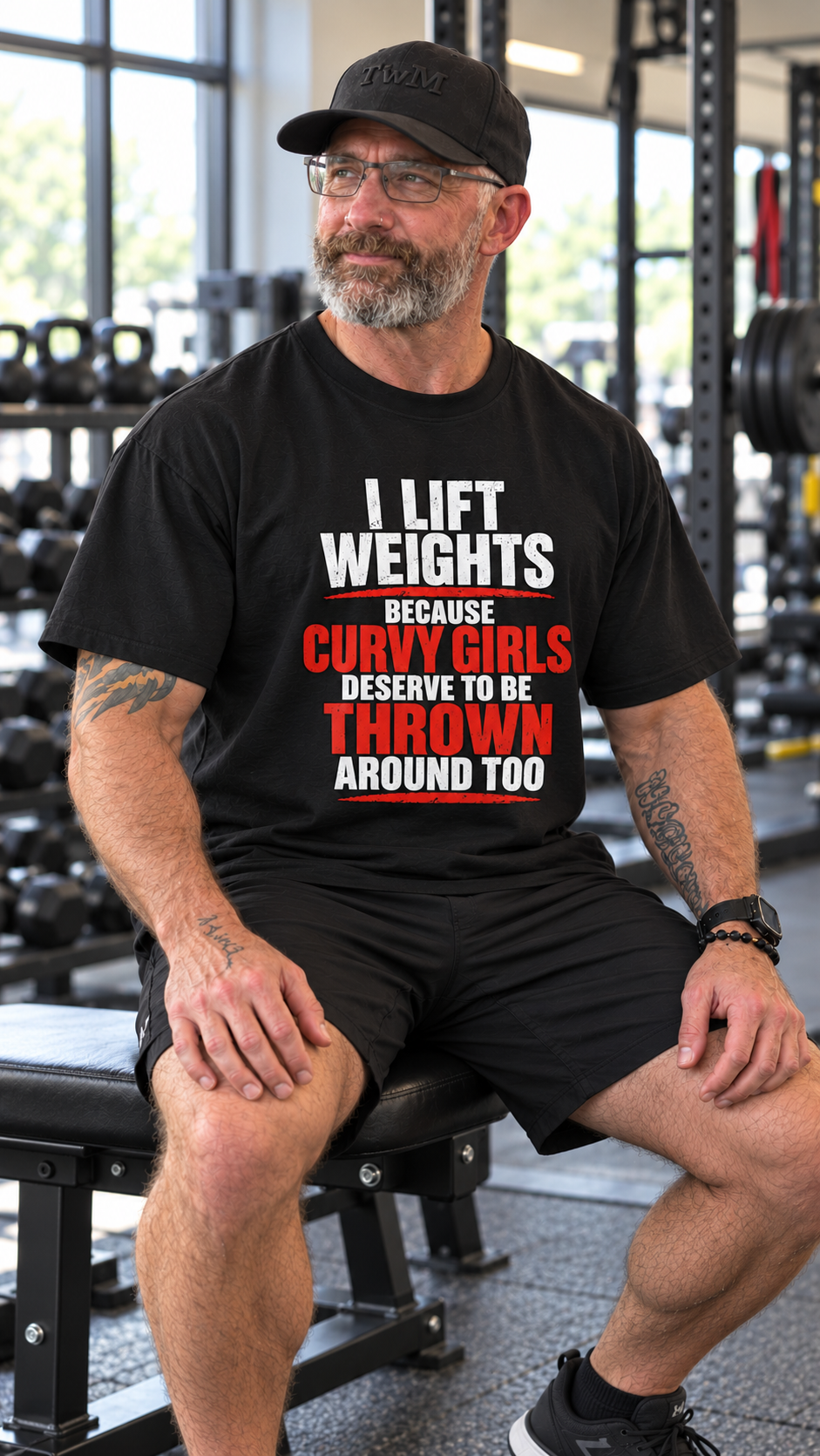 Curvy Girls Deserve To Be Thrown Around Too | Gym | Men's Box Tee