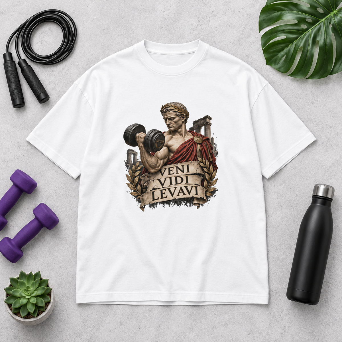 Veni, Vidi, Levavi – Gym – Men's Box Tee – product view