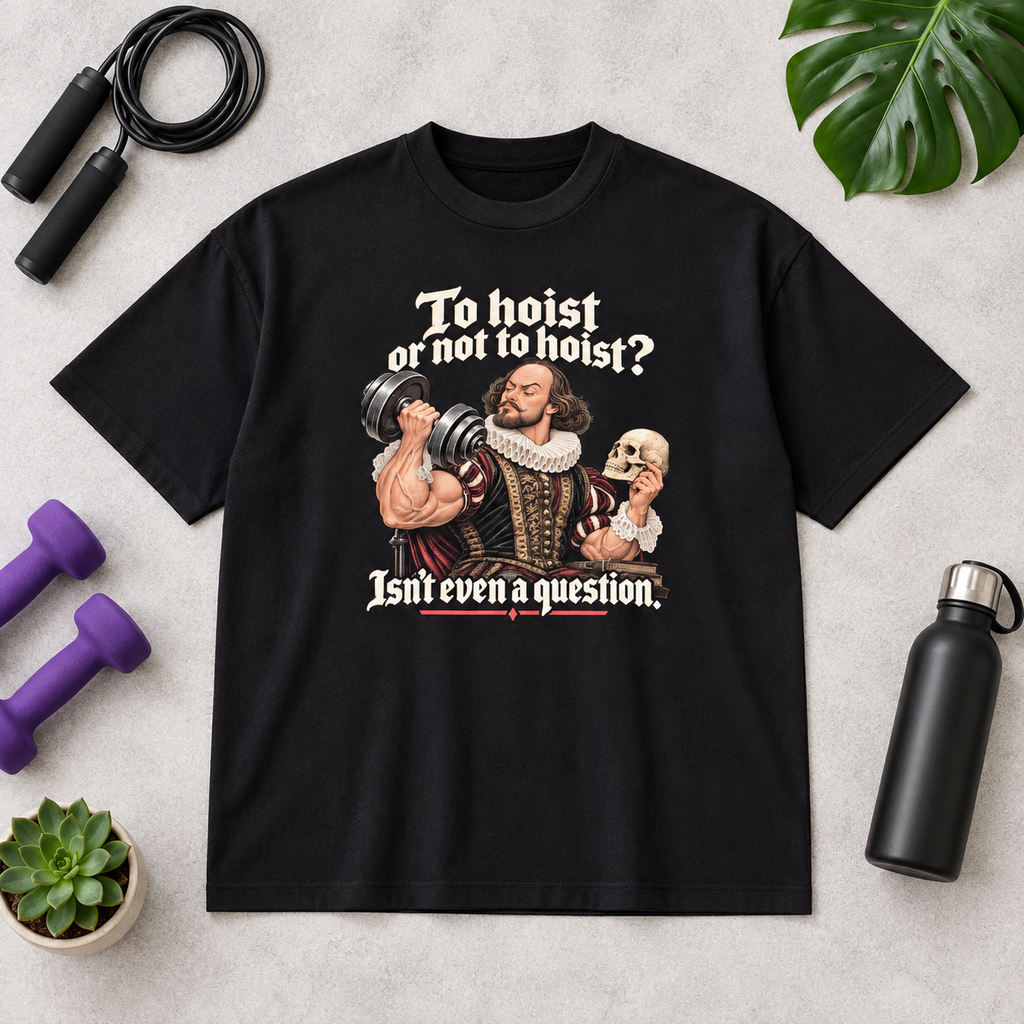 To Hoist Or Not To Hoist – Gym – Men's Box Tee – product view