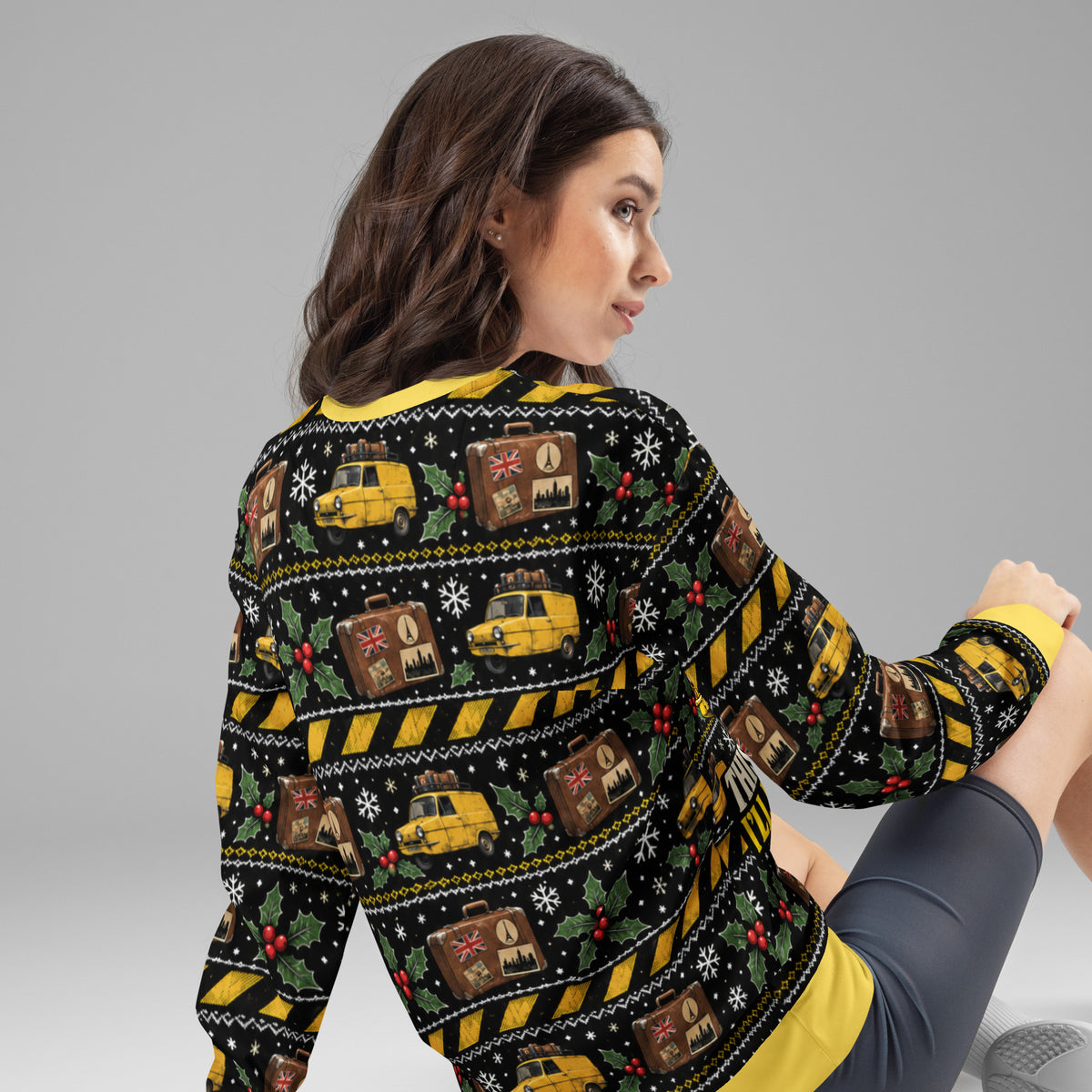 This Time Next Year British comedy Christmas sweatshirt – back view