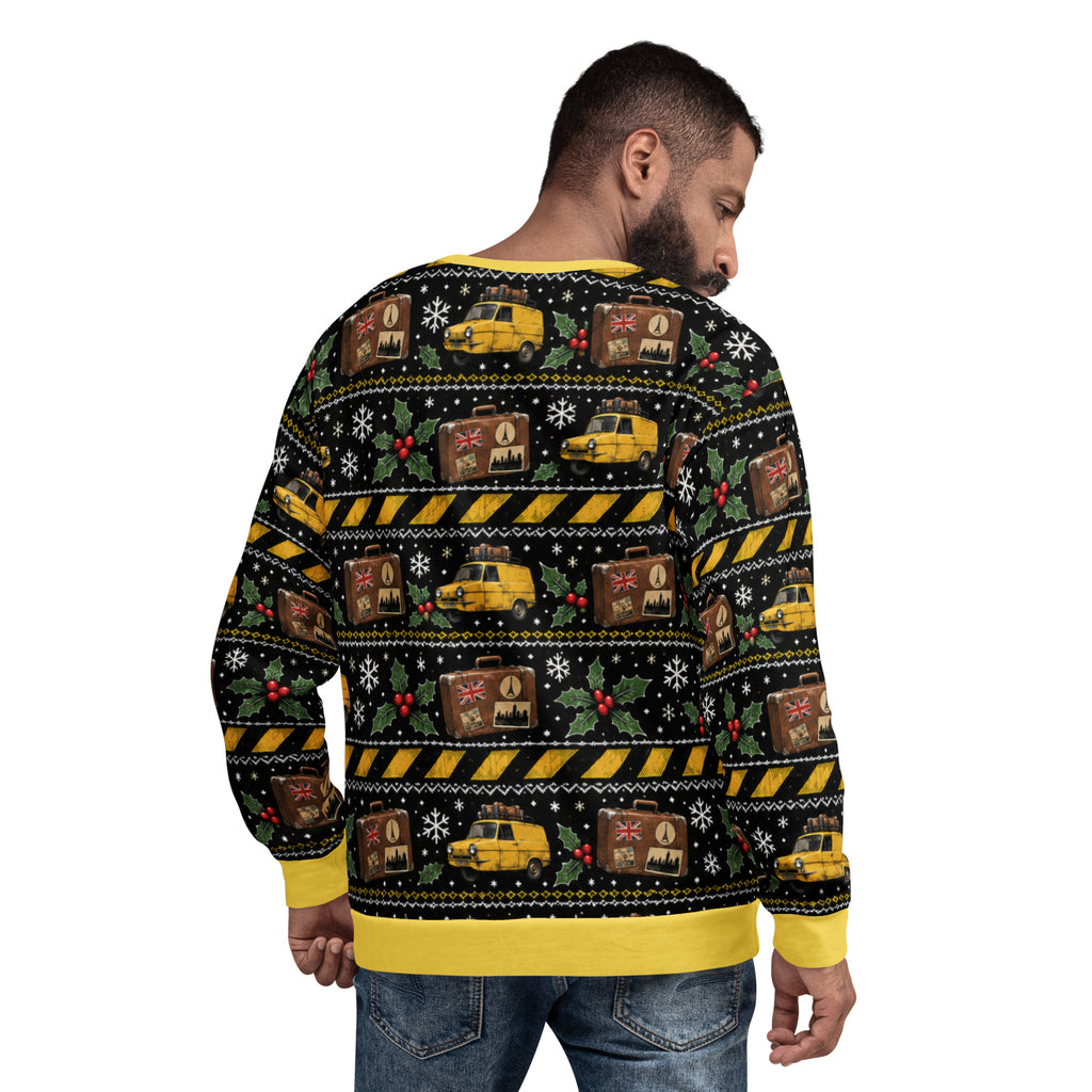 This Time Next Year British comedy Christmas sweatshirt – back view