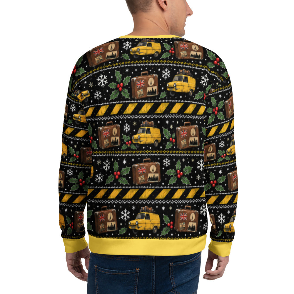 This Time Next Year British comedy Christmas sweatshirt – back view