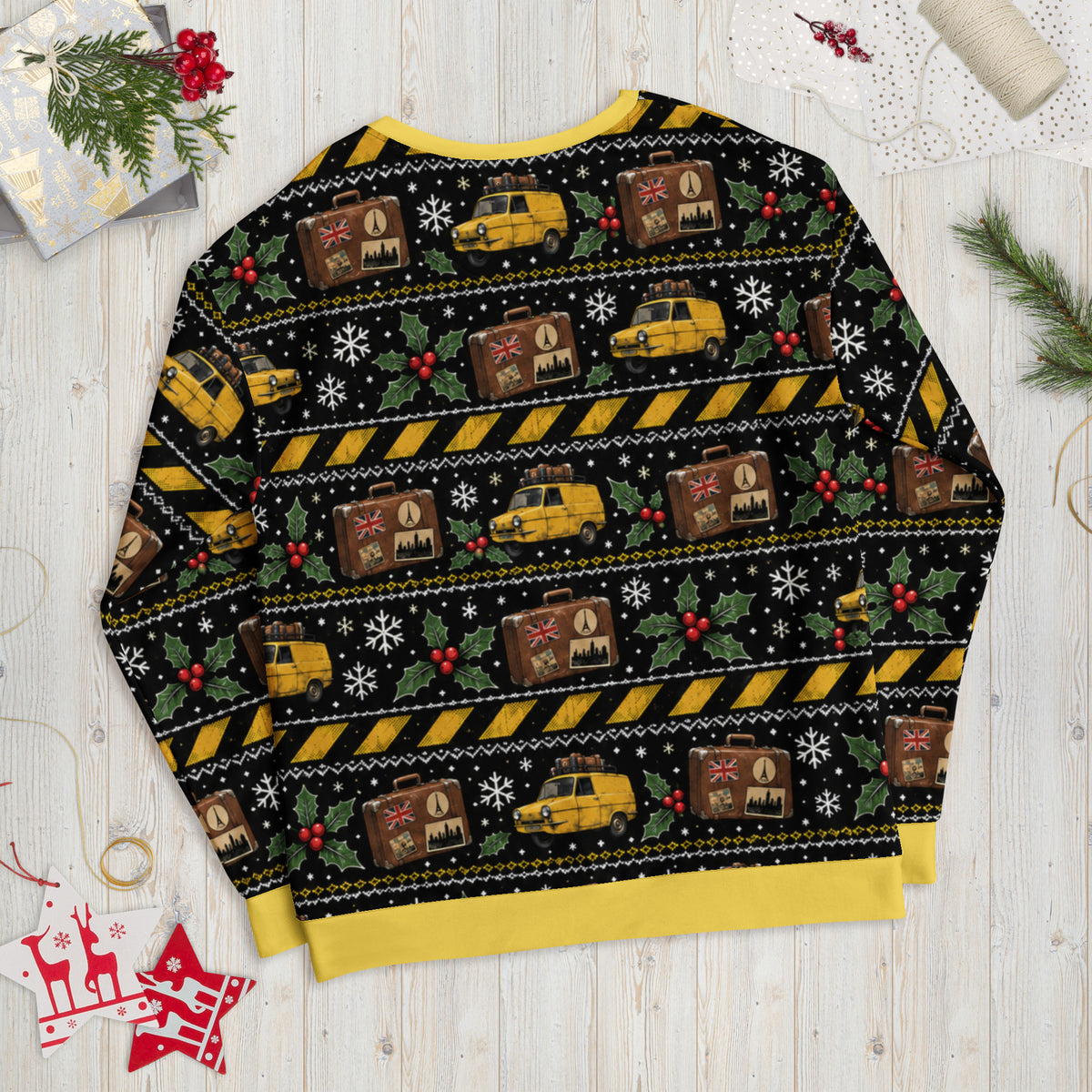 This Time Next Year British comedy Christmas sweatshirt – alternate back view