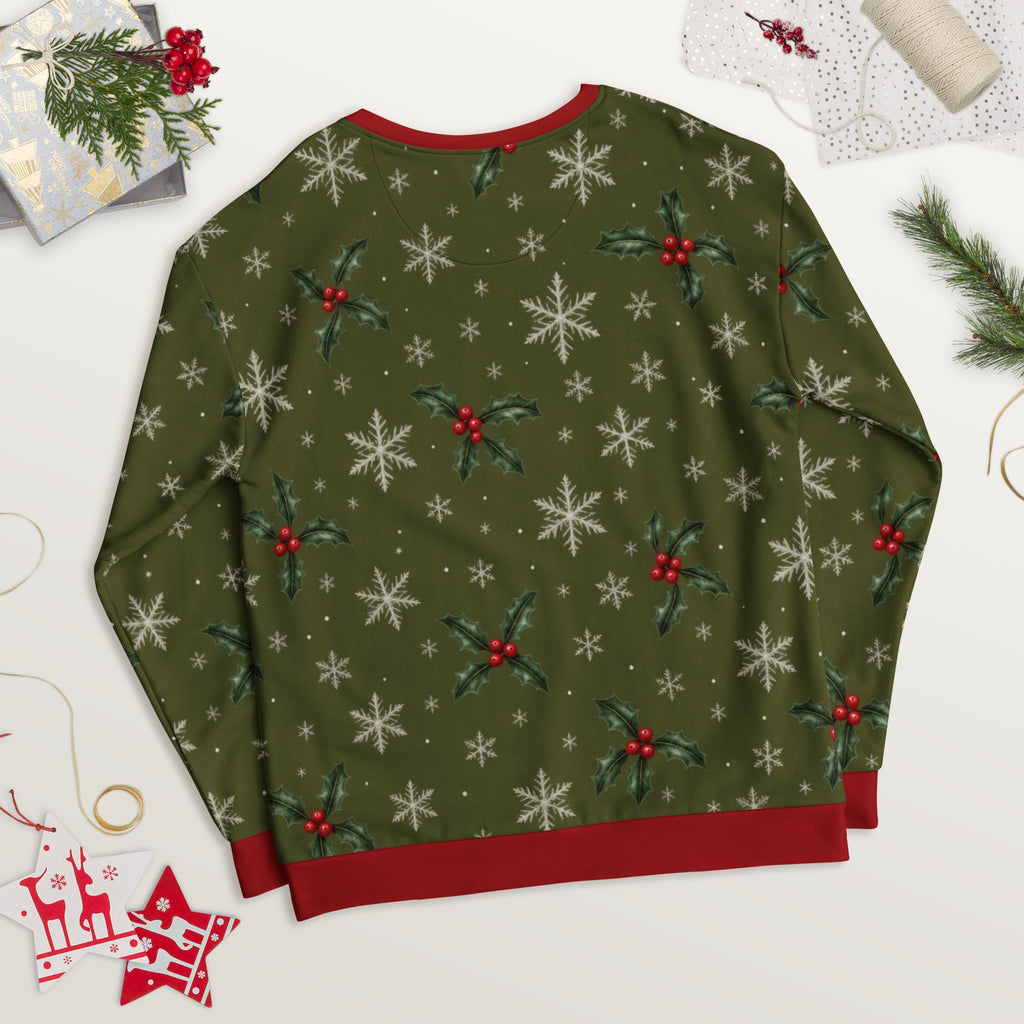 Talk to Me Goose funny Christmas sweatshirt – back view