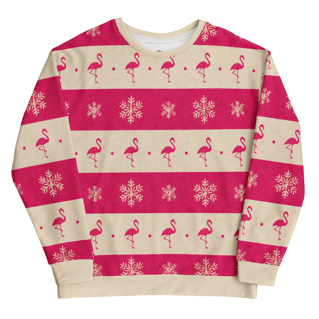 Flamingo - Festive - Sweatshirt - front view