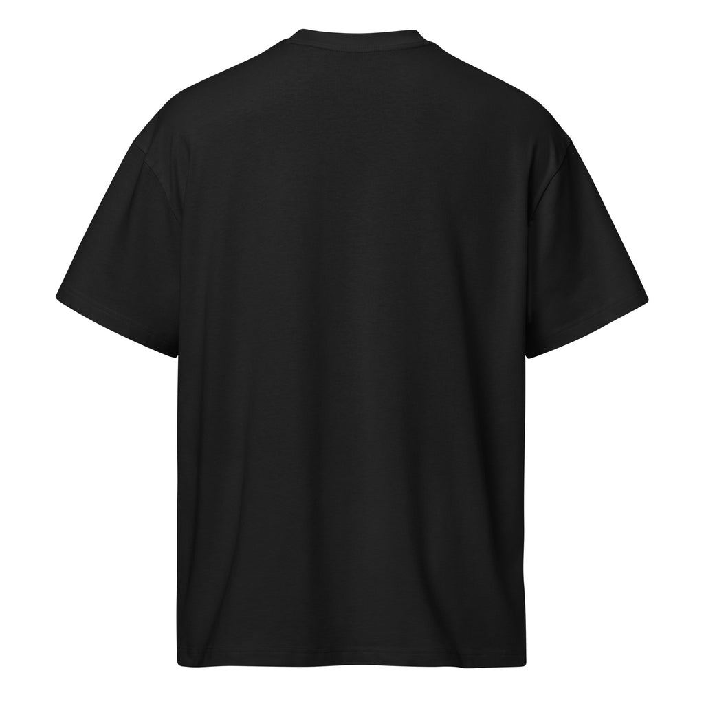 Black To Hoist Or Not To Hoist men's box tee – back view