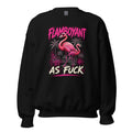 Flamboyant As Fuck crewneck sweatshirt in Black front view