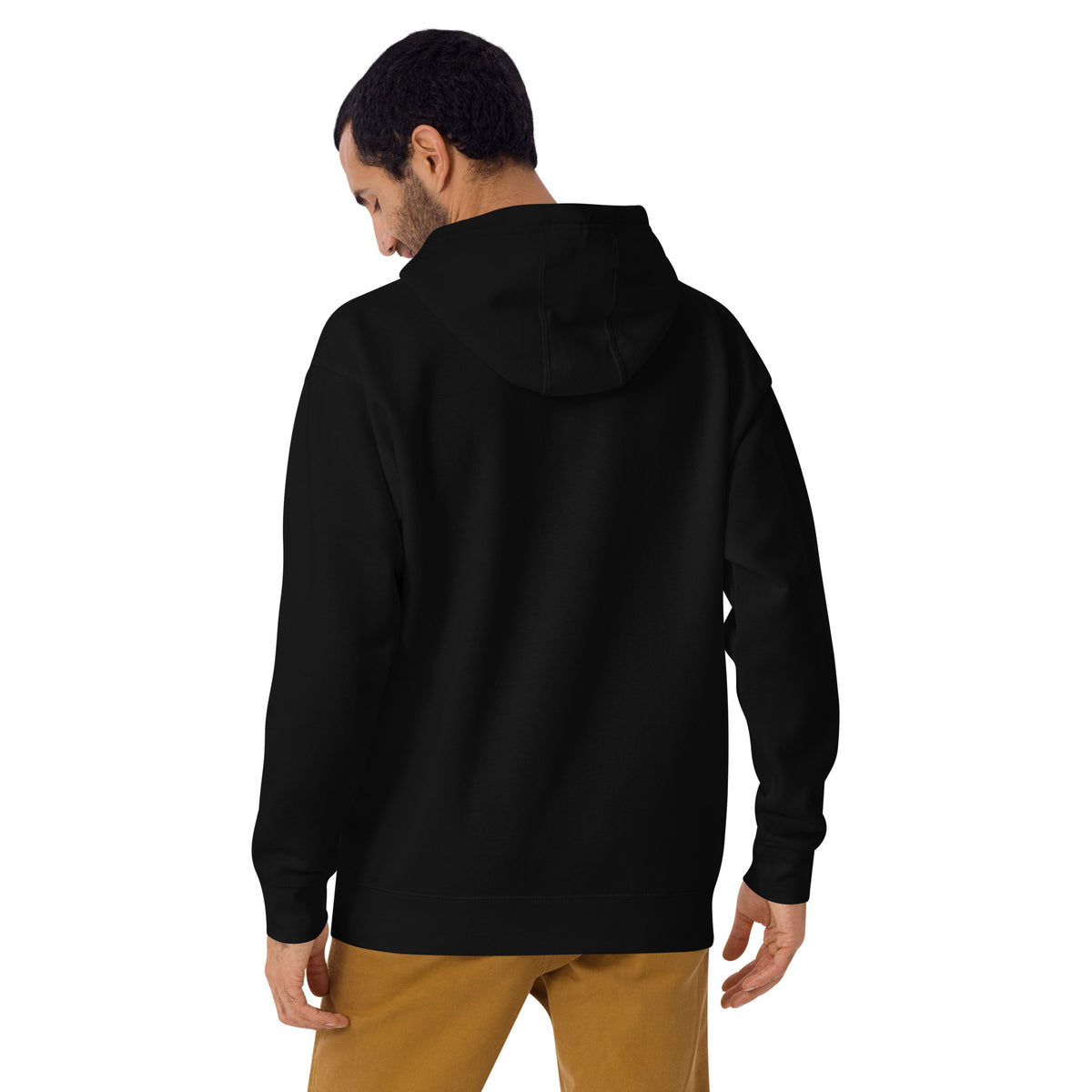Life Fucks Me hoodie in Black back view