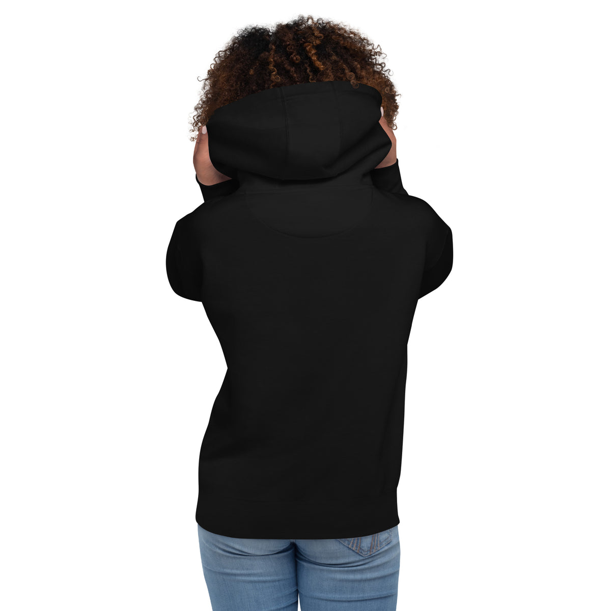 Highland Chaos – Animal Lovers – Unisex Hoodie in black – back view