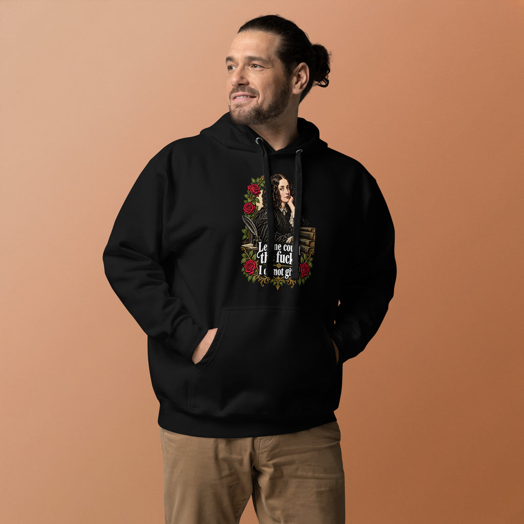 Let Me Count The Ways – Sarcasm – Hoodie in black – front view