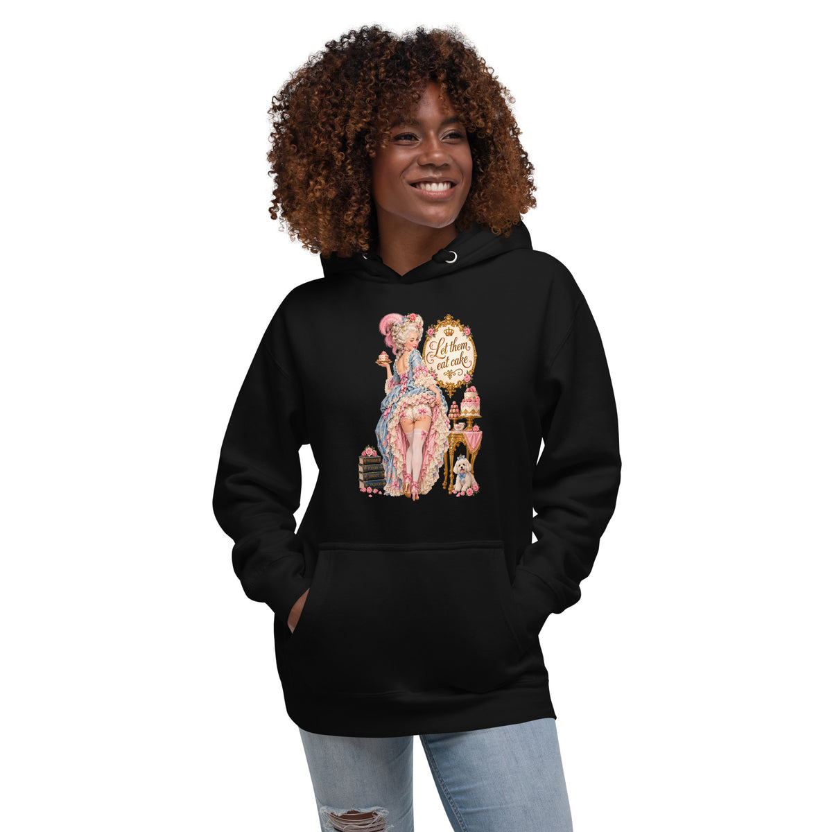 Marie Antoinette Let Them Eat hoodie by The Wandering Manc