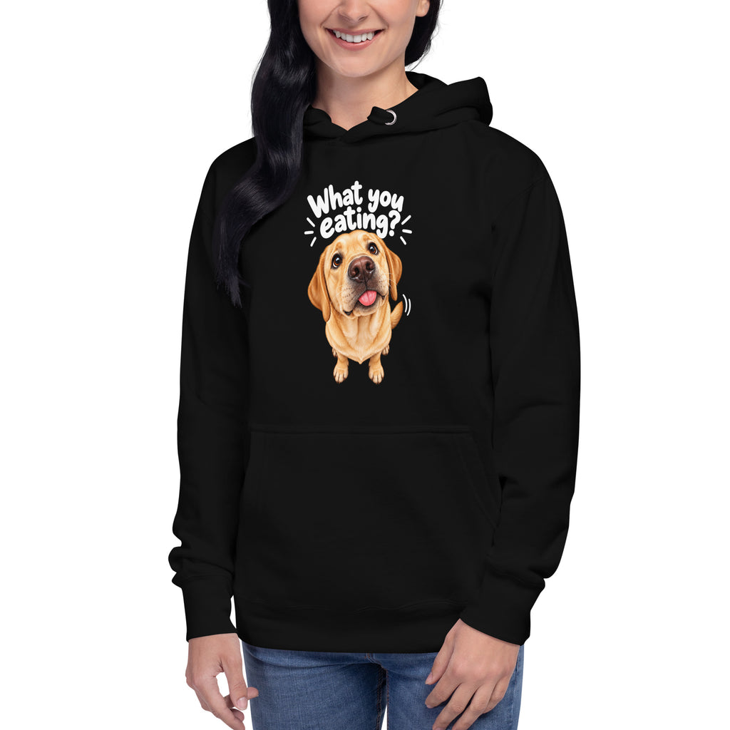Hungry Labrador Black Labrador hoodie by The Wandering Manc