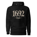 Est 1692 Salem Witch Trials hoodie in black