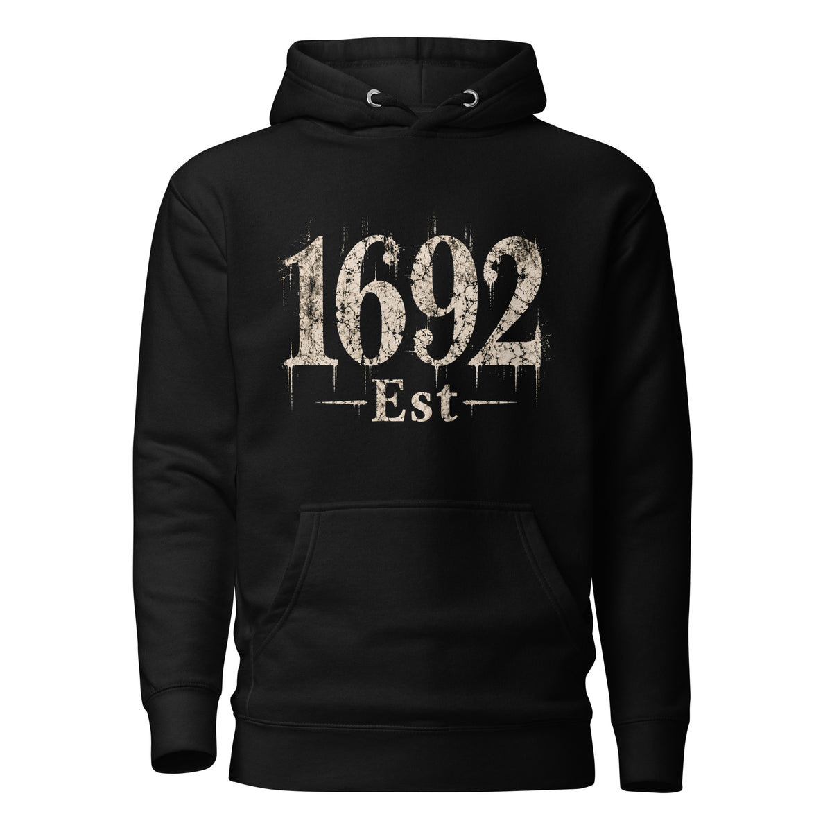 Est 1692 Salem Witch Trials hoodie in black