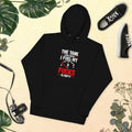 The Tank From Which I Fuel My Fucks Is Empty – Rude – Hoodie in black – front view