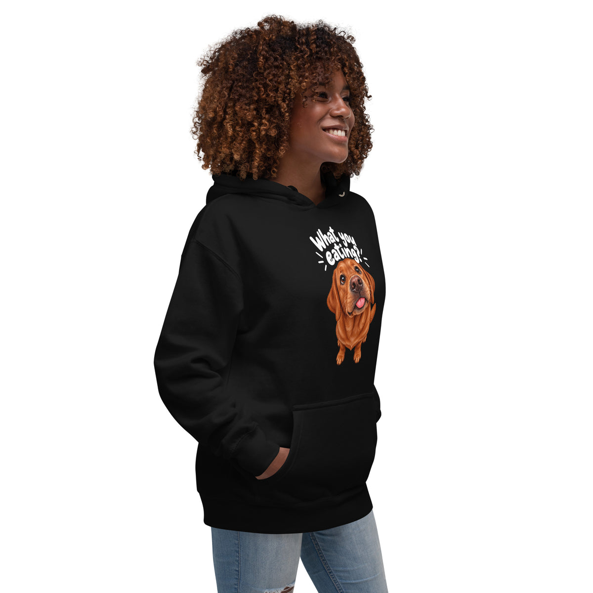 Hungry Labrador Red Fox Labrador hoodie by The Wandering Manc