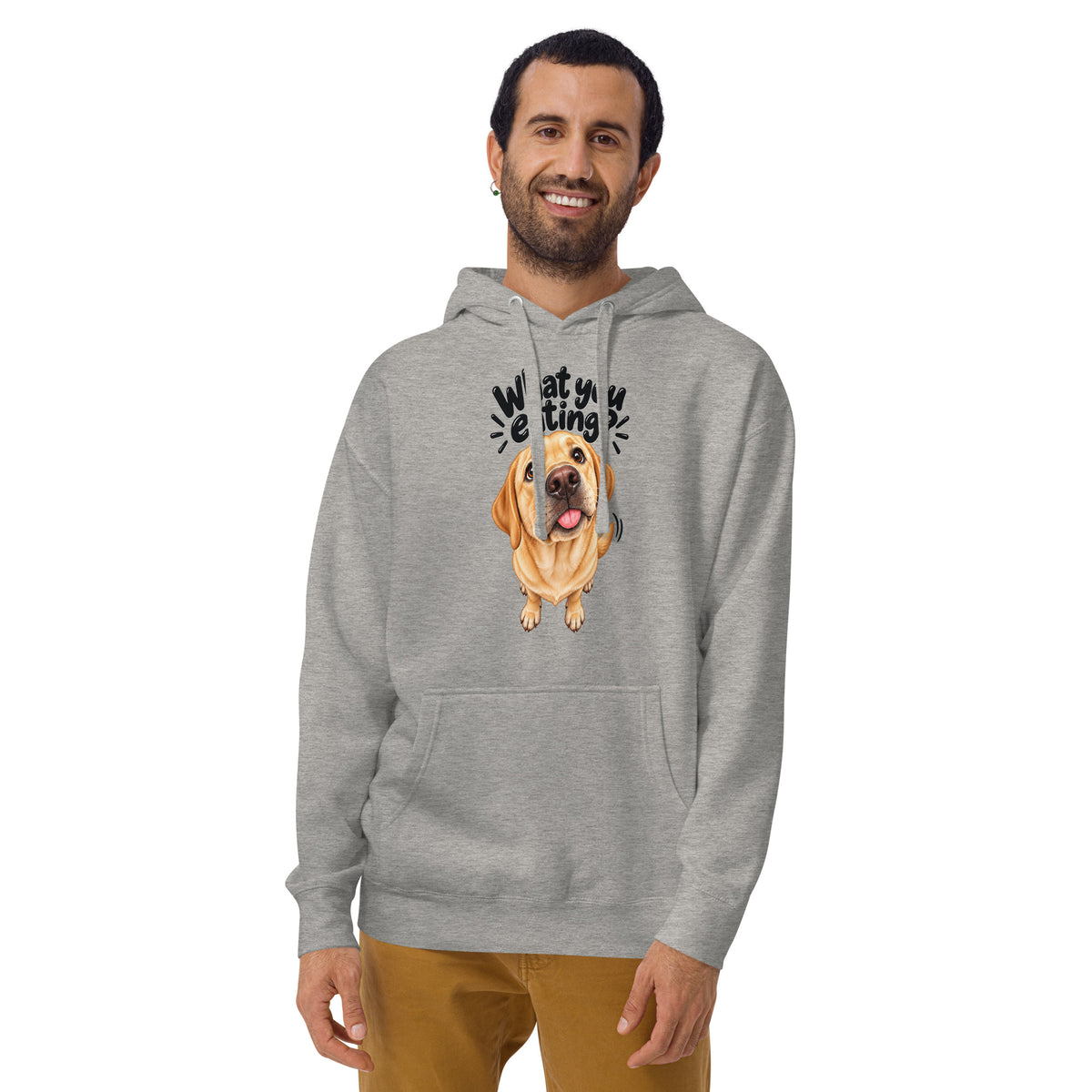 Hungry Labrador Golden Labrador hoodie by The Wandering Manc