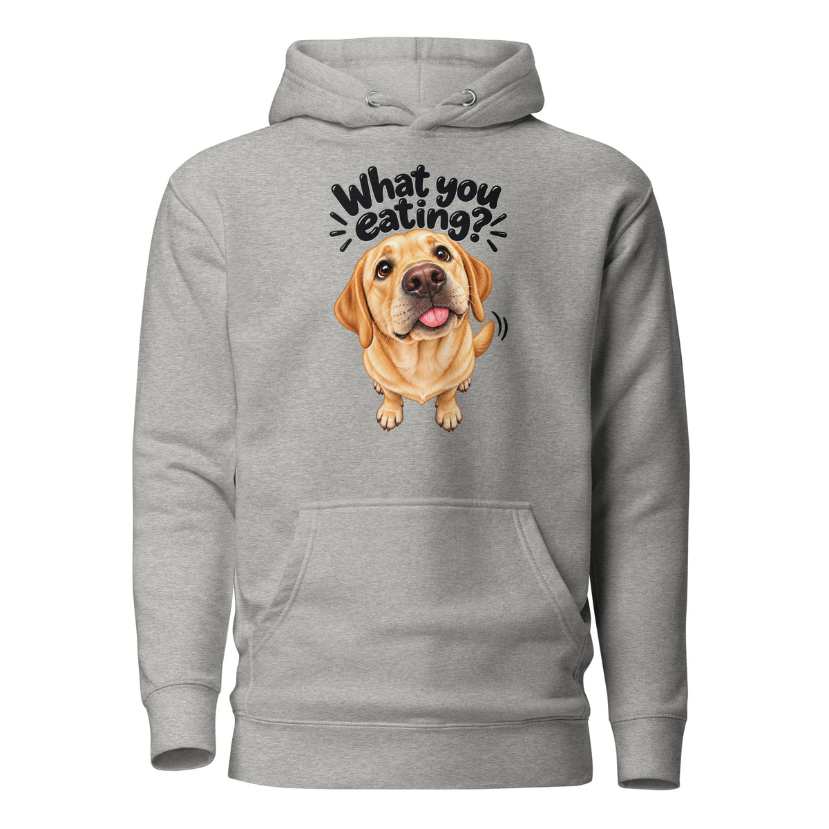 Hungry Labrador Golden Labrador hoodie by The Wandering Manc