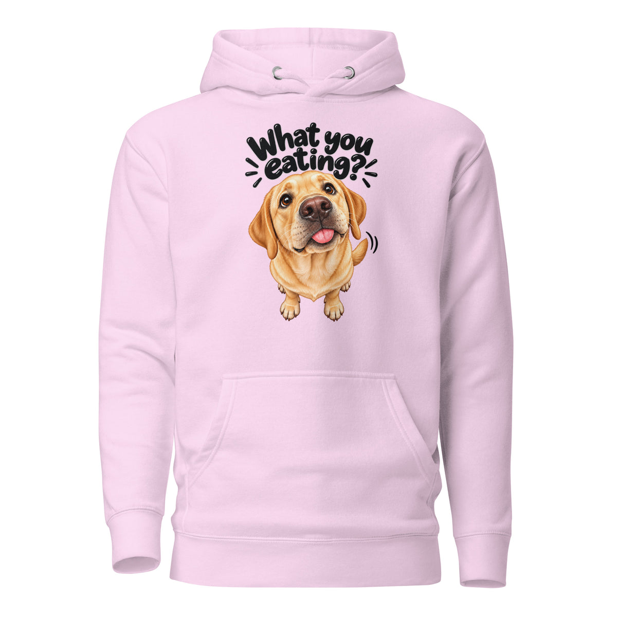 Hungry Labrador Golden Labrador hoodie by The Wandering Manc
