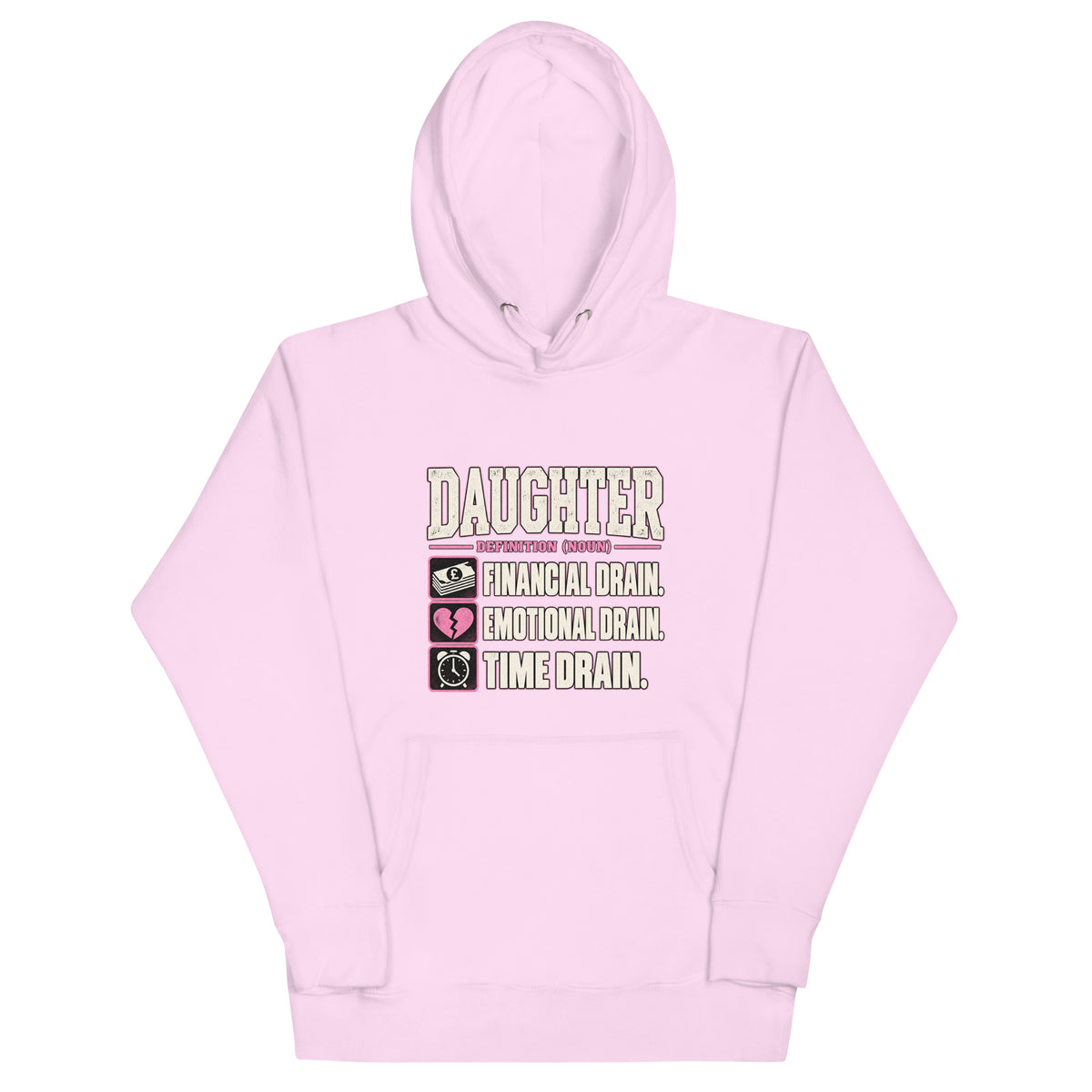 Daughter Definition – Family – Hoodie – front view