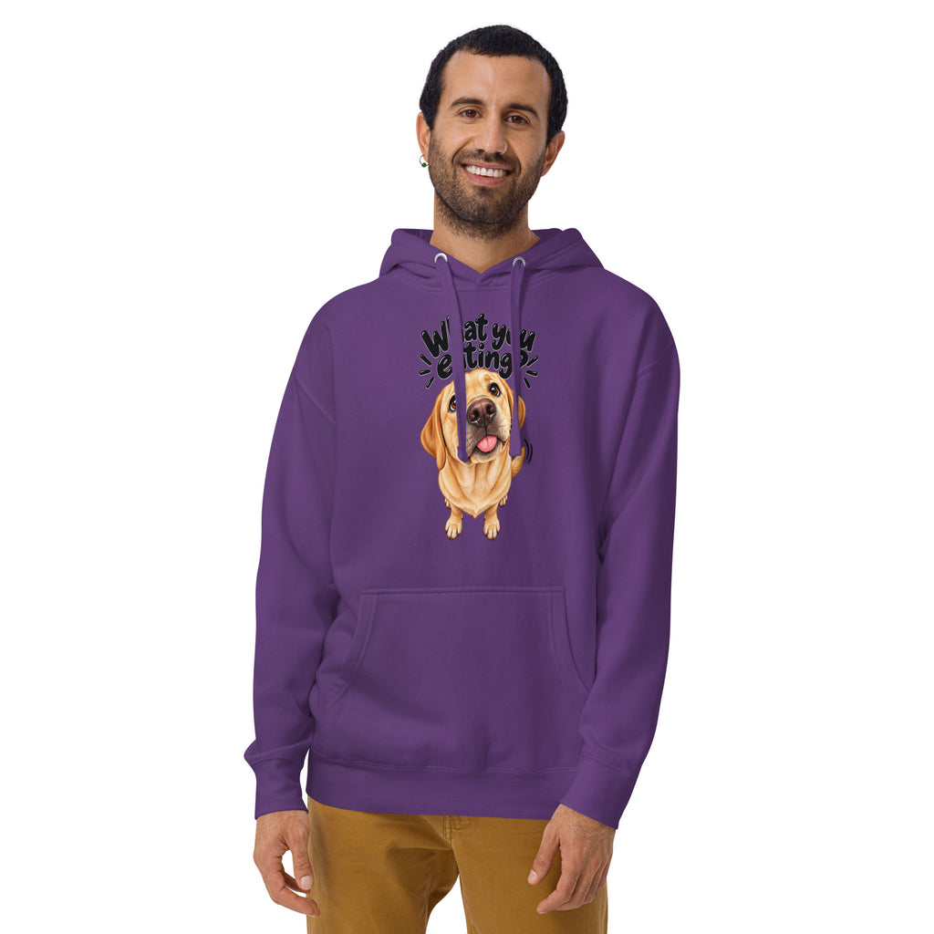 Hungry Labrador Golden Labrador hoodie by The Wandering Manc