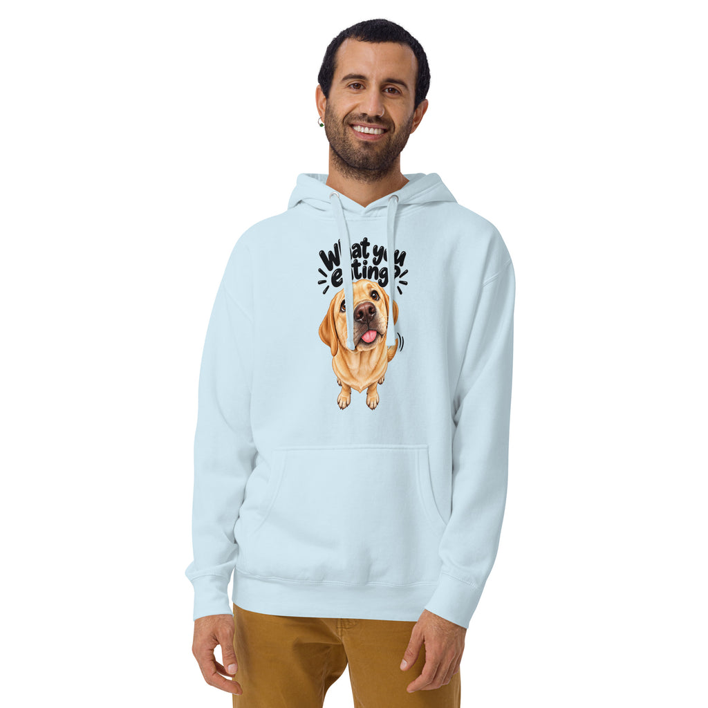 Hungry Labrador Golden Labrador hoodie by The Wandering Manc
