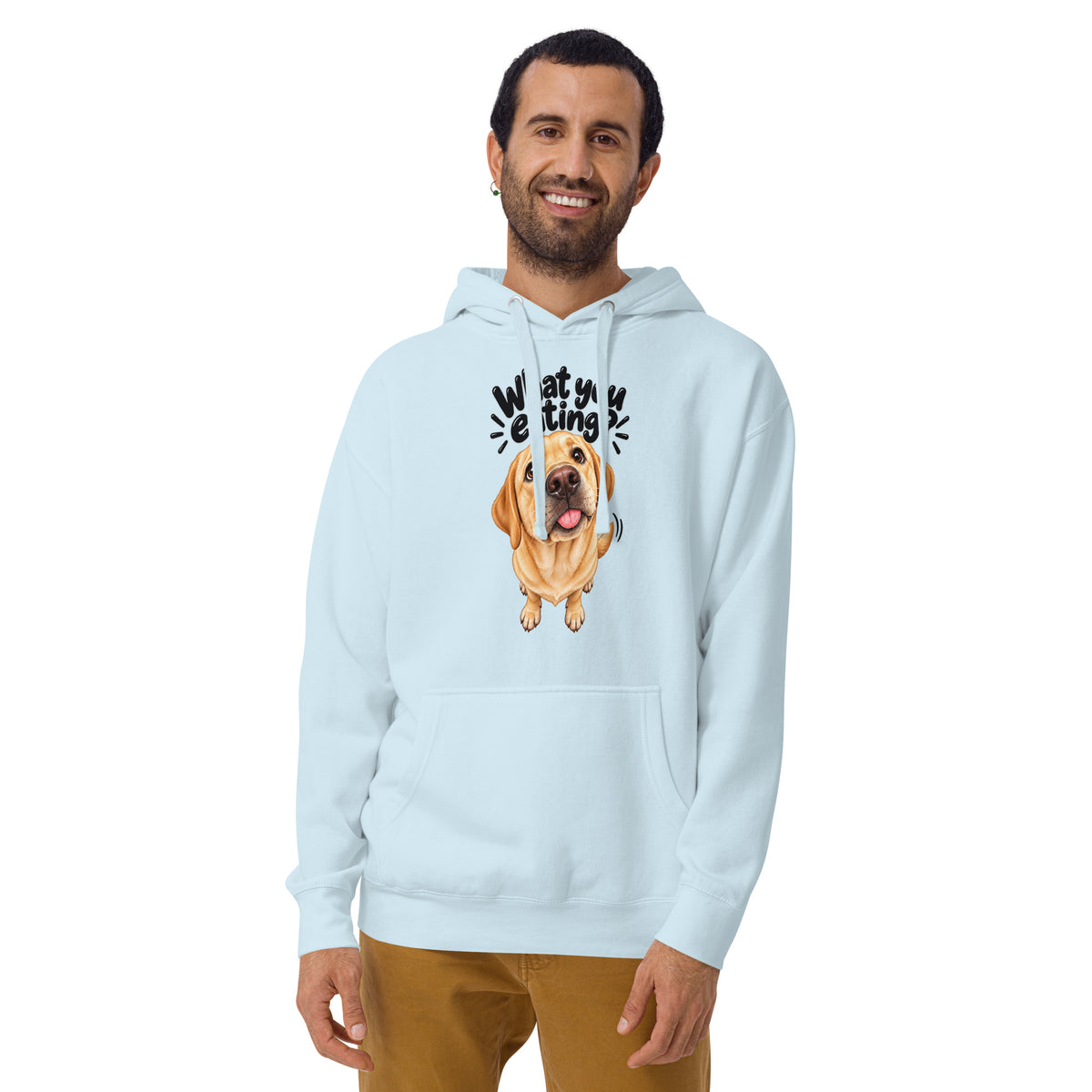 Hungry Labrador Golden Labrador hoodie by The Wandering Manc