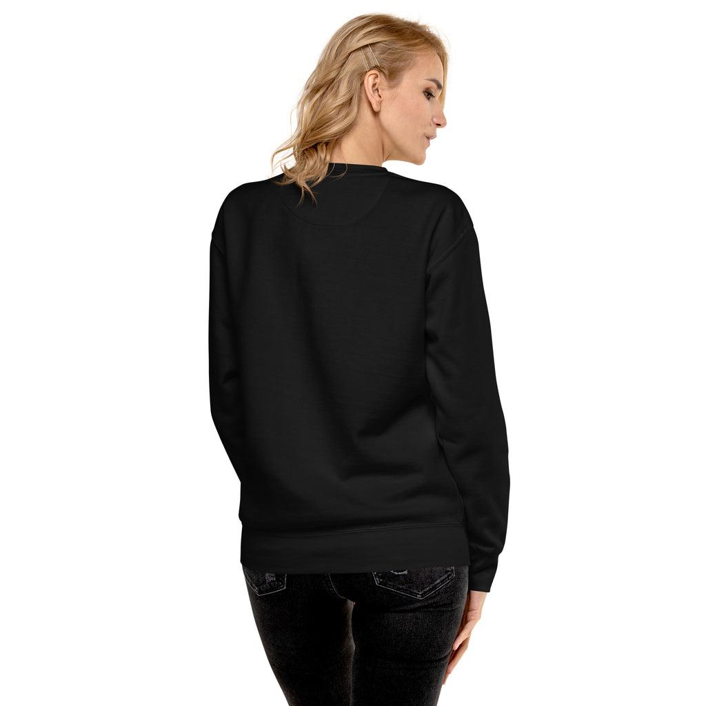 Let Me Count The Ways Malinois sweatshirt in Black back view