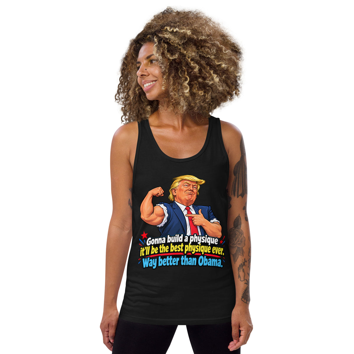 Make Anabolic Great Again gym tank top by The Wandering Manc