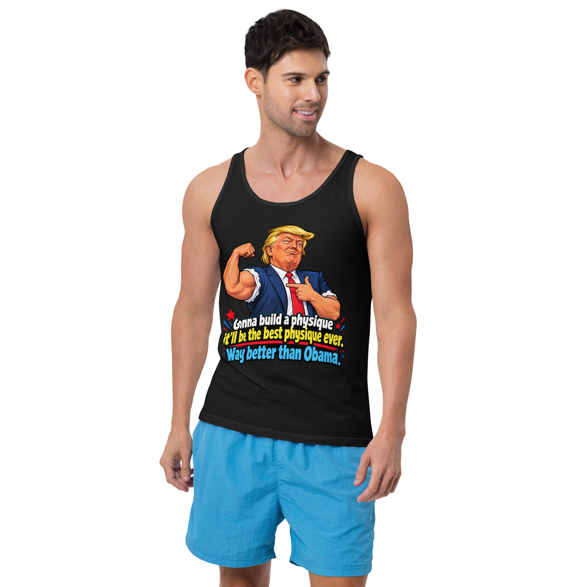 Make Anabolic Great Again gym tank top by The Wandering Manc