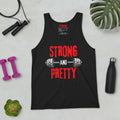 Strong And Pretty – Gym – Tank Top in black – front view