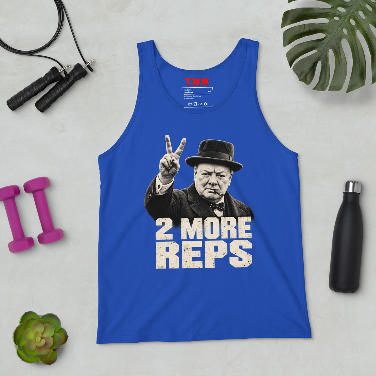 2 More Reps - Churchill – Gym – Tank Top – front view